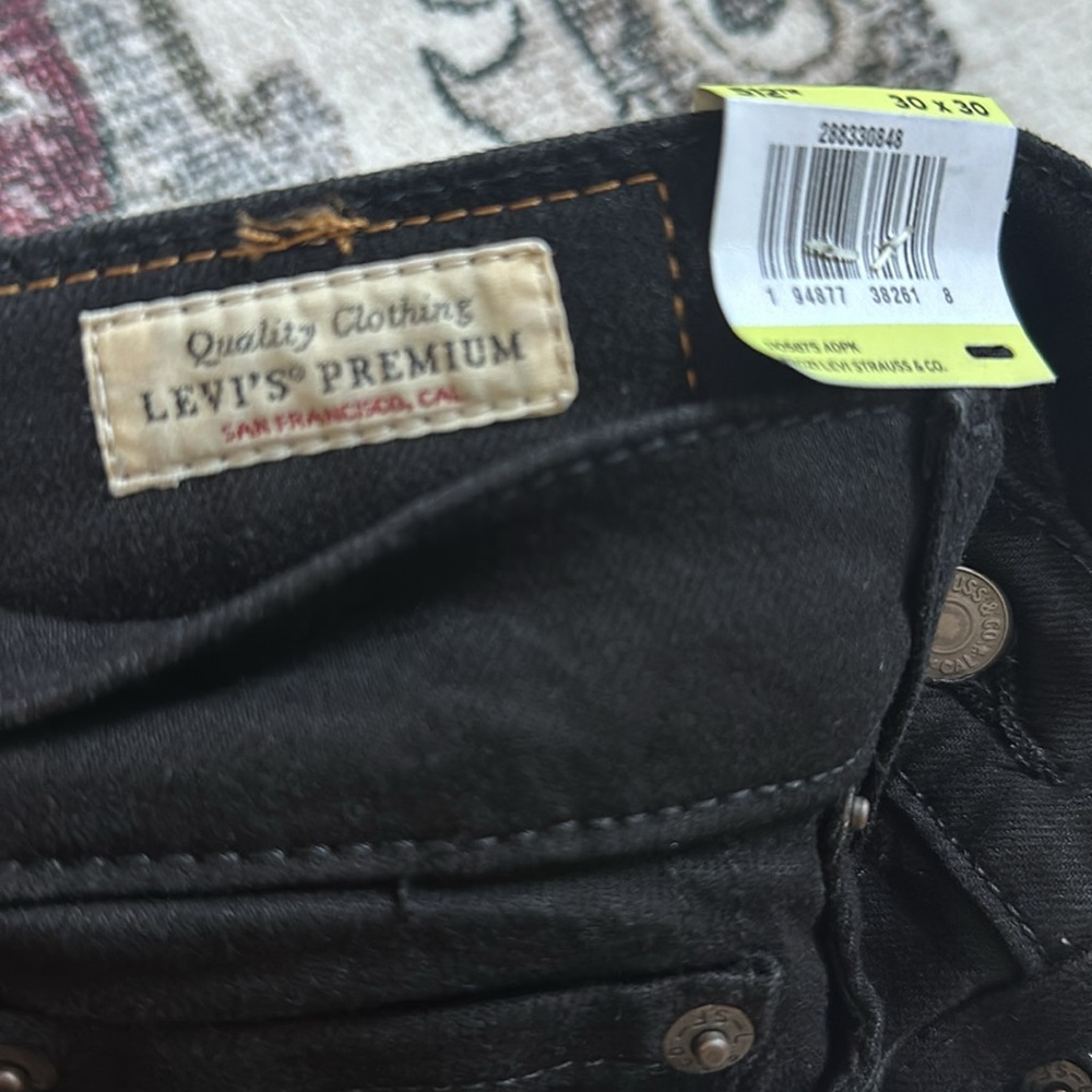 Levi’s black 512 slim taper jeans - Picture 5 of 6